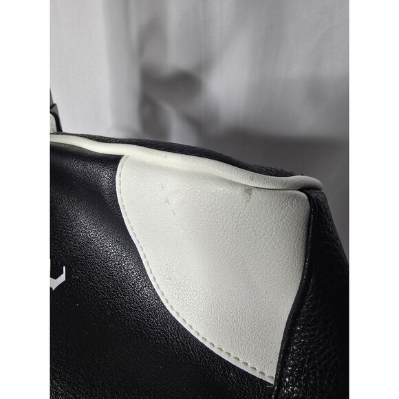 JUICY COUTURE Sports Bowler Top Handle Satchel Black Crossbody Dome- FLAWS - Picture 9 of 12